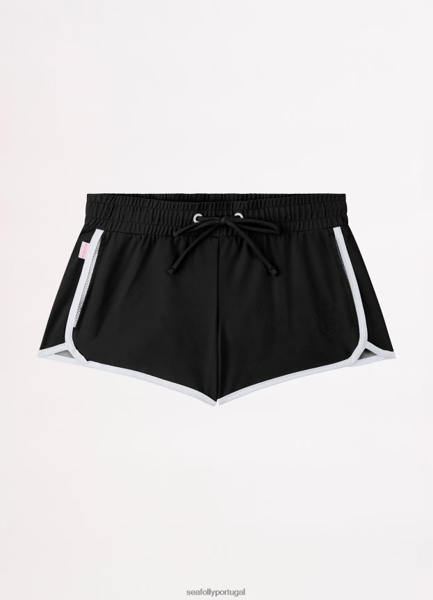 prancha essencial curta crianças preto Seafolly trajes de banho 4H088V795