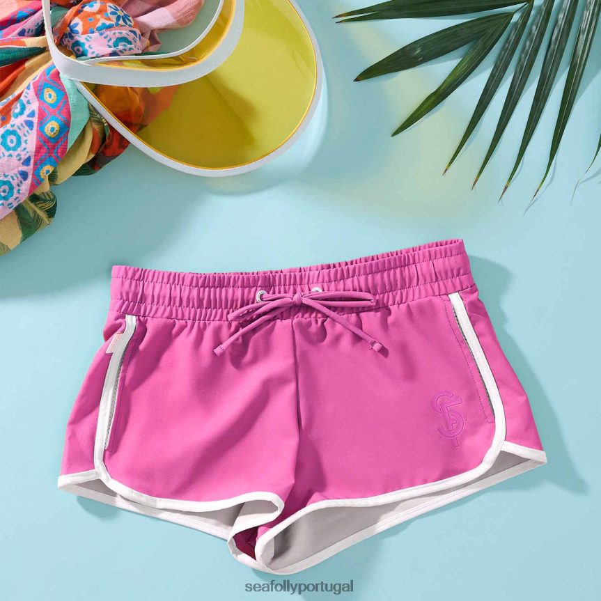 prancha essencial curta crianças rosa Seafolly trajes de banho 4H088V801