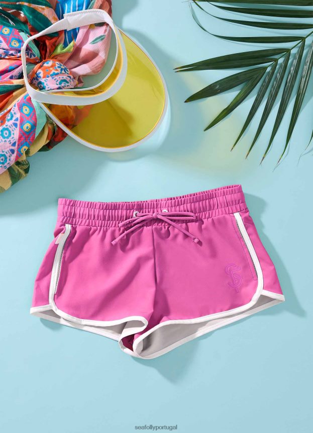 prancha essencial curta crianças rosa Seafolly trajes de banho 4H088V801