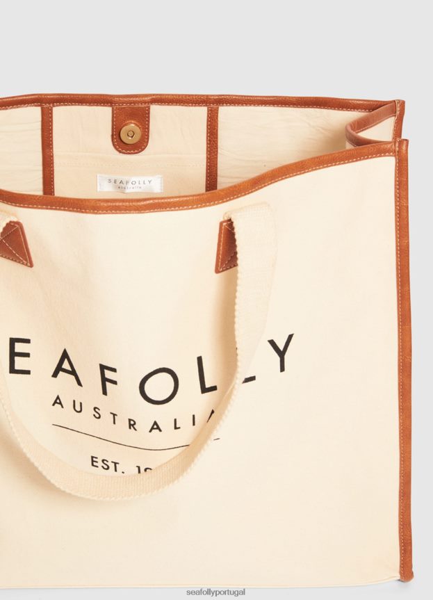 bolsa de lona mulheres areia Seafolly acessórios 4H088V763