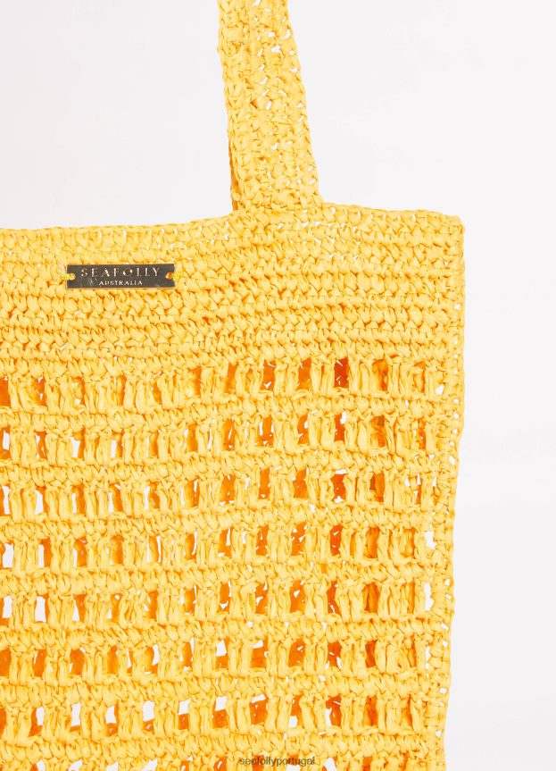 bolsa de tecido casa mulheres girassol Seafolly acessórios 4H088V766