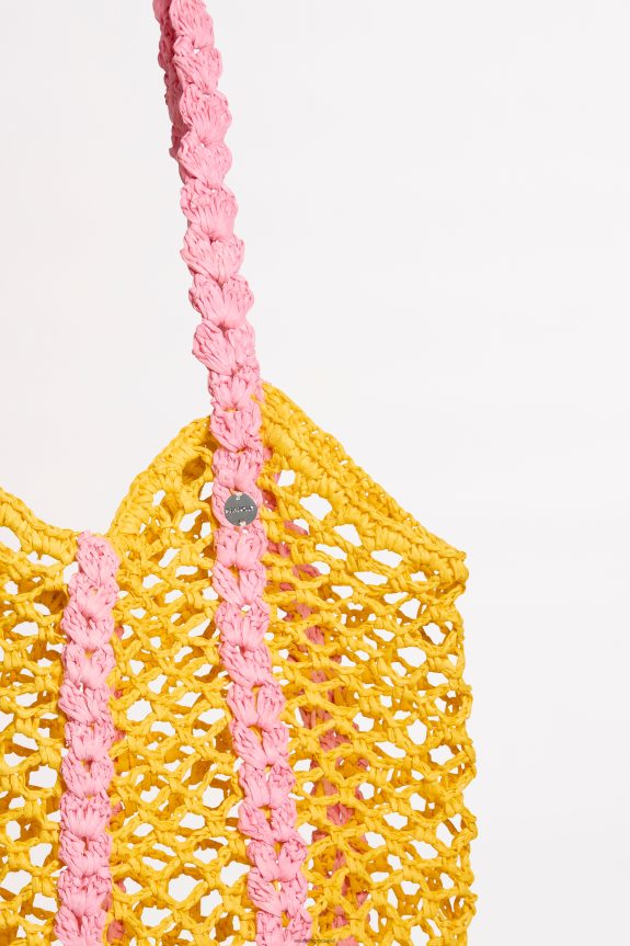 bolsa de tecido ondas mulheres rosa/amarelo Seafolly acessórios 4H088V765