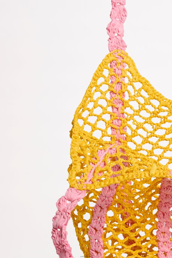 bolsa de tecido ondas mulheres rosa/amarelo Seafolly acessórios 4H088V765