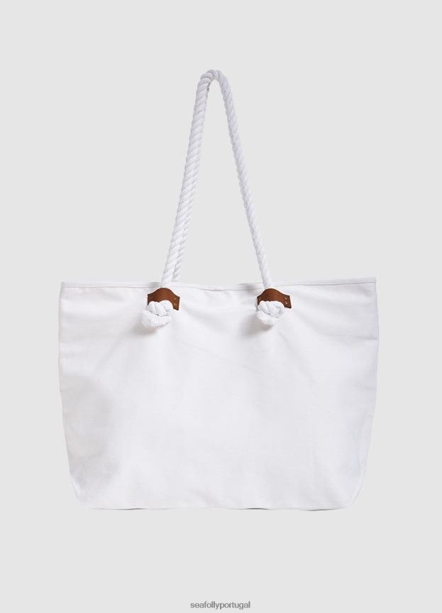 sacola de vela de navio mulheres branco Seafolly acessórios 4H088V761