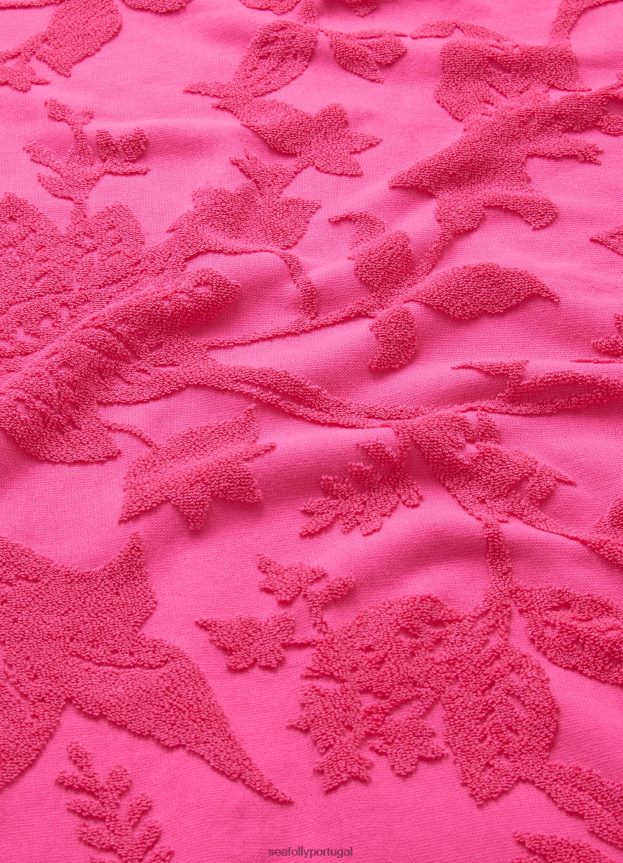 toalha de praia jacquard da estrada da seda mulheres rosa rosa Seafolly acessórios 4H088V771