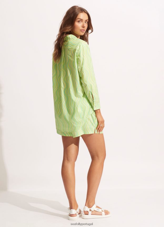 encobrimento do esquadrão mod mulheres explosão de limão Seafolly roupas 4H088V711