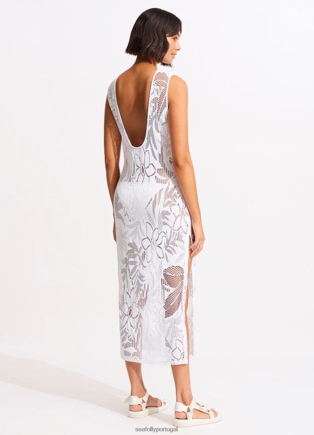ilhas encobrem mulheres branco Seafolly roupas 4H088V671