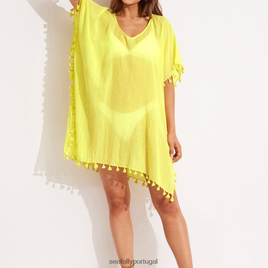 kaftan de amnésia mulheres salsão Seafolly roupas 4H088V714