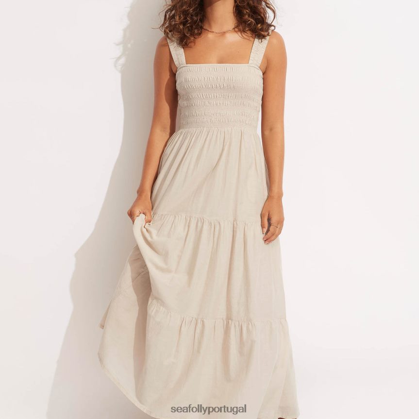 midi fiel mulheres natural Seafolly roupas 4H088V670