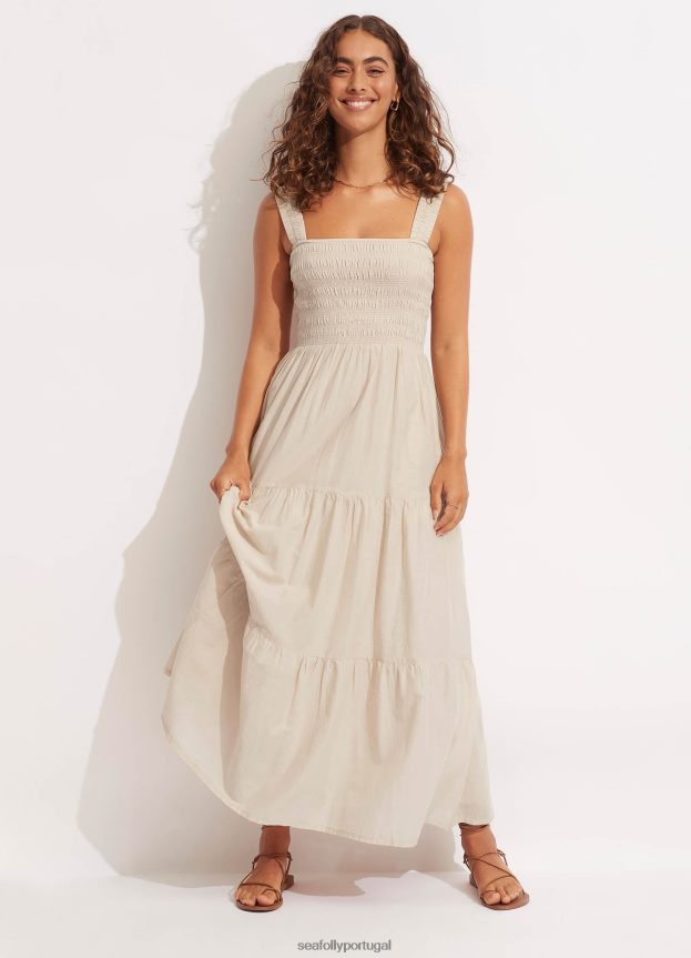 midi fiel mulheres natural Seafolly roupas 4H088V670