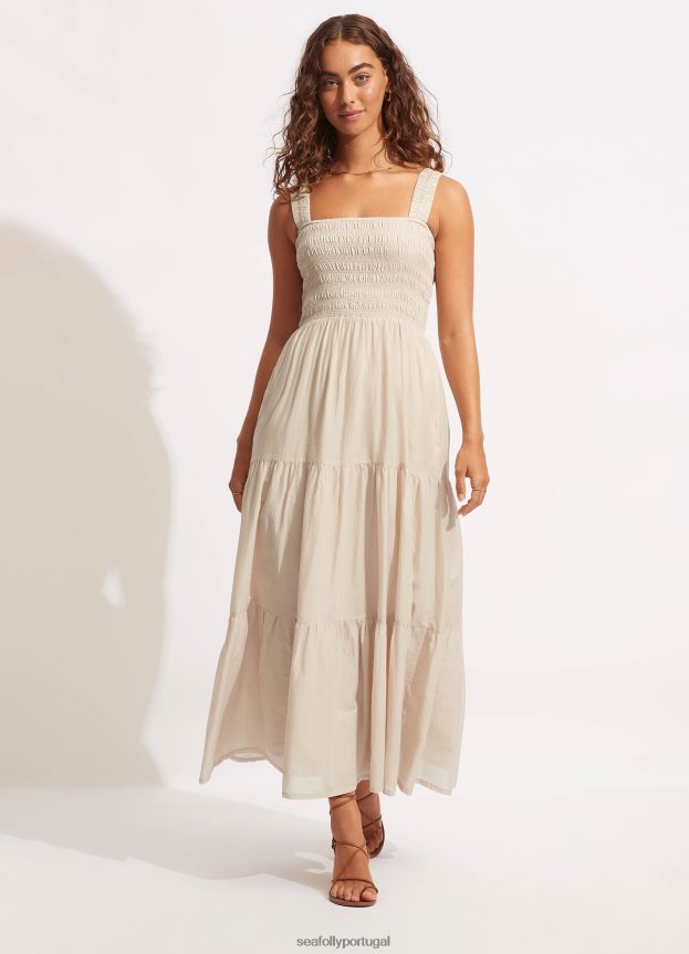midi fiel mulheres natural Seafolly roupas 4H088V670