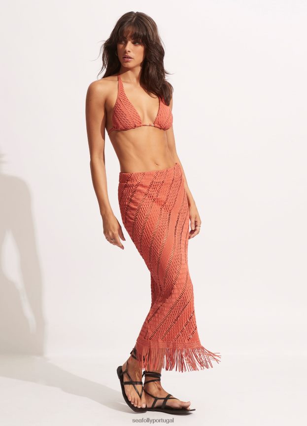 saia marraquexe mulheres canela Seafolly roupas 4H088V730
