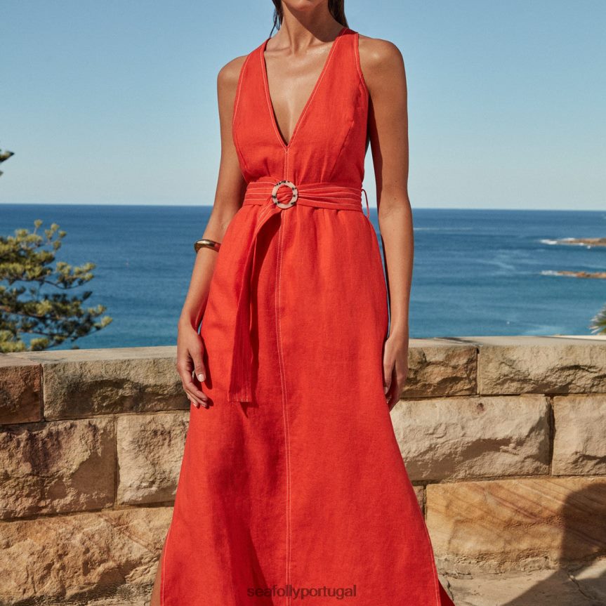 vestido jetset com ponto de mergulho mulheres fiamma Seafolly roupas 4H088V700