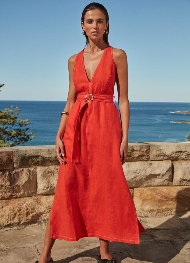 vestido jetset com ponto de mergulho mulheres fiamma Seafolly roupas 4H088V700