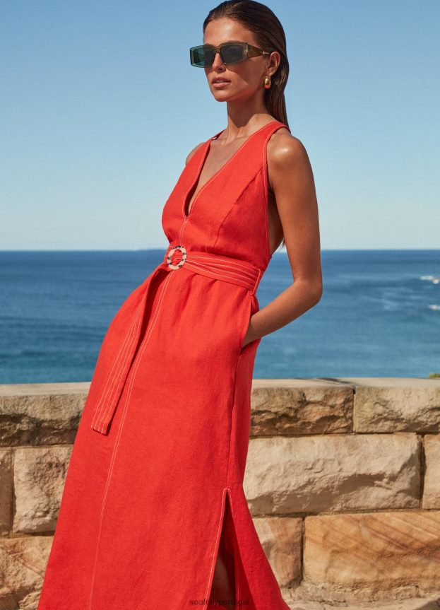 vestido jetset com ponto de mergulho mulheres fiamma Seafolly roupas 4H088V700