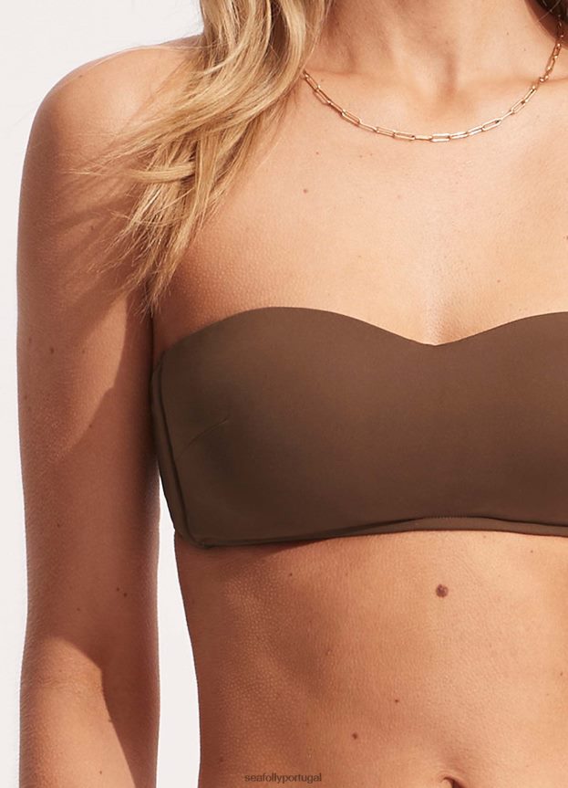 bandeau bustier coletivo mulheres Tiramisu Seafolly trajes de banho 4H088V519
