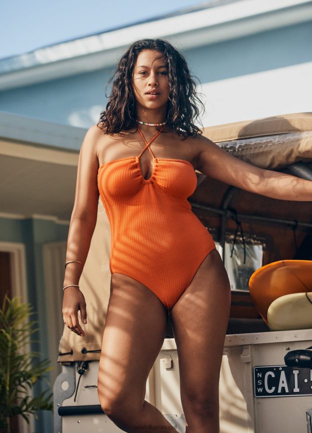 bandeau de mergulho no mar uma peça mulheres mandarim Seafolly trajes de banho 4H088V63