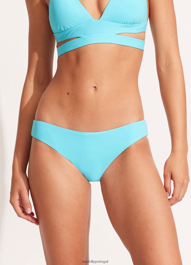 calça coletiva hipster mulheres água-marinha Seafolly trajes de banho 4H088V233