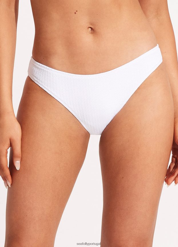 calça hipster de mergulho no mar mulheres branco Seafolly trajes de banho 4H088V255