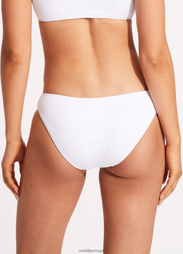 calça hipster de mergulho no mar mulheres branco Seafolly trajes de banho 4H088V255