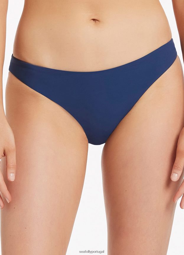 calça hipster jetset mulheres azul pacífico Seafolly trajes de banho 4H088V475