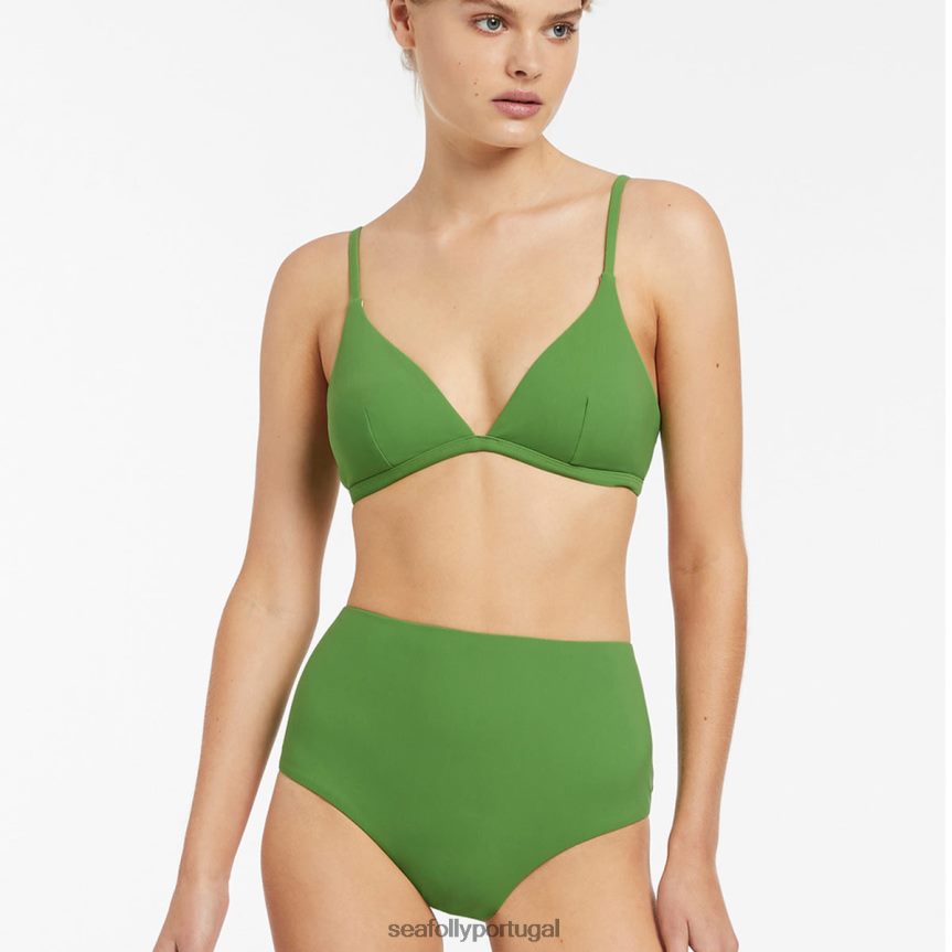 calça jetset com cobertura total mulheres Palma Seafolly trajes de banho 4H088V470