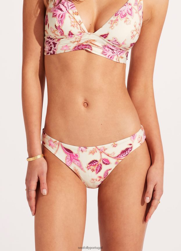 parte de baixo do biquíni hipster da estrada da seda mulheres parfait rosa Seafolly trajes de banho 4H088V278