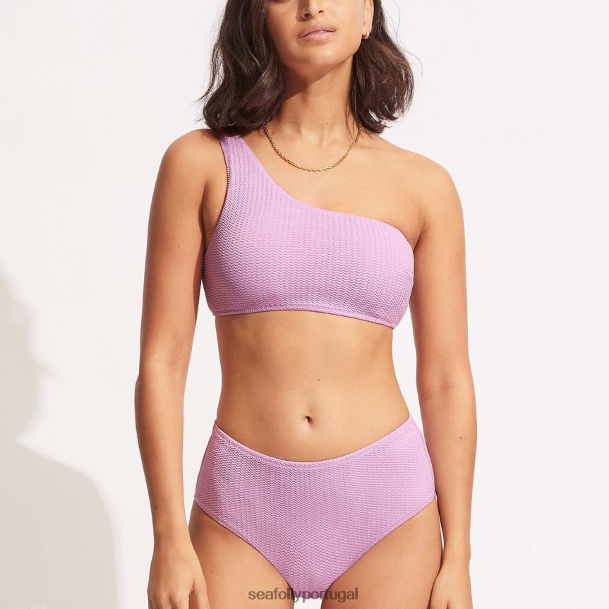 mar mergulho lado largo retrô mulheres lilás Seafolly trajes de banho 4H088V618