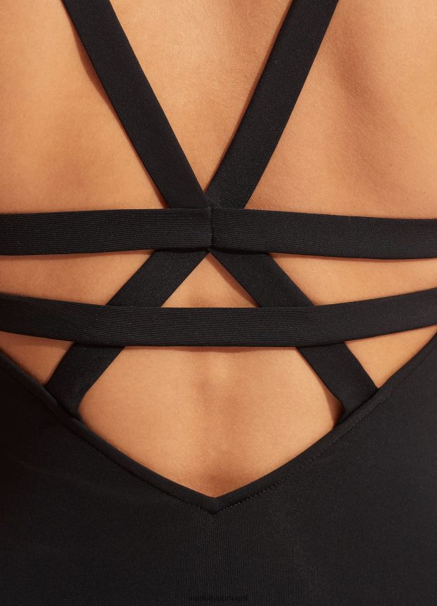coletivo profundo v one piece mulheres preto Seafolly trajes de banho 4H088V14