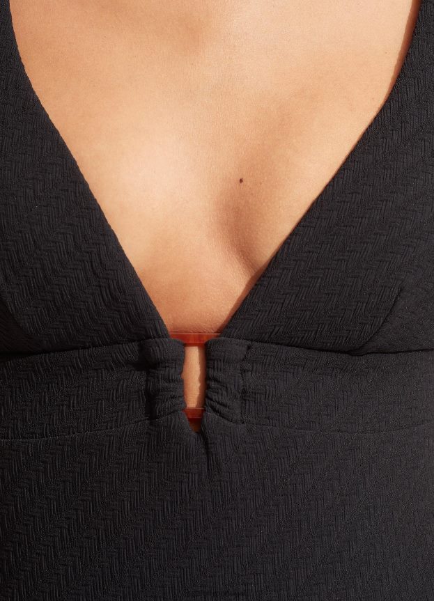 salgueiro uma peça mulheres preto Seafolly trajes de banho 4H088V53