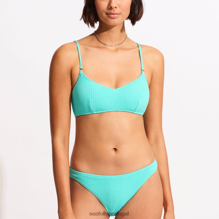 bralette de mergulho no mar mulheres aruba azul Seafolly trajes de banho 4H088V337