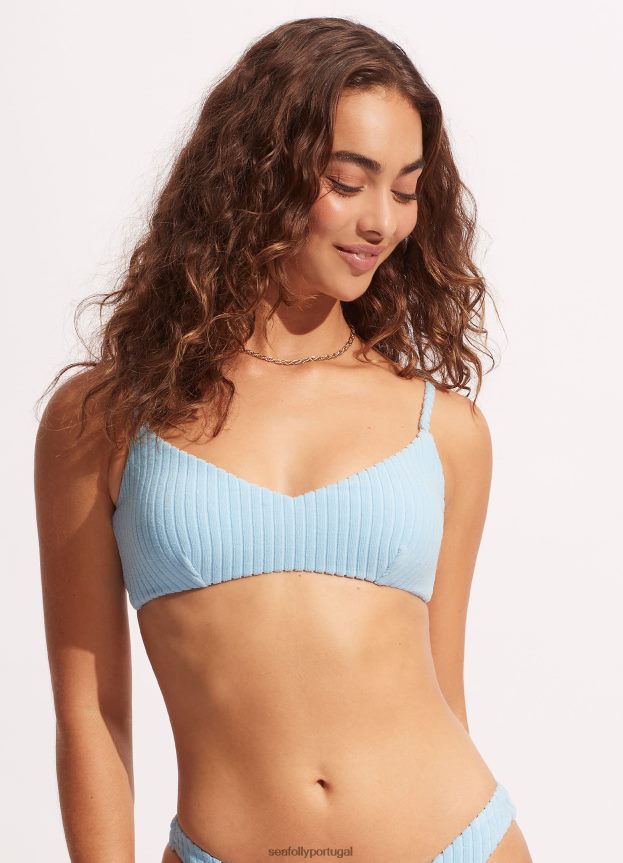 bralette havana mulheres Pó azul Seafolly trajes de banho 4H088V567