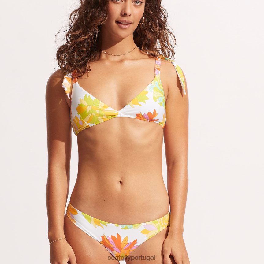 palm springs envoltório frontal bralettelime light mulheres ribalta Seafolly trajes de banho 4H088V481