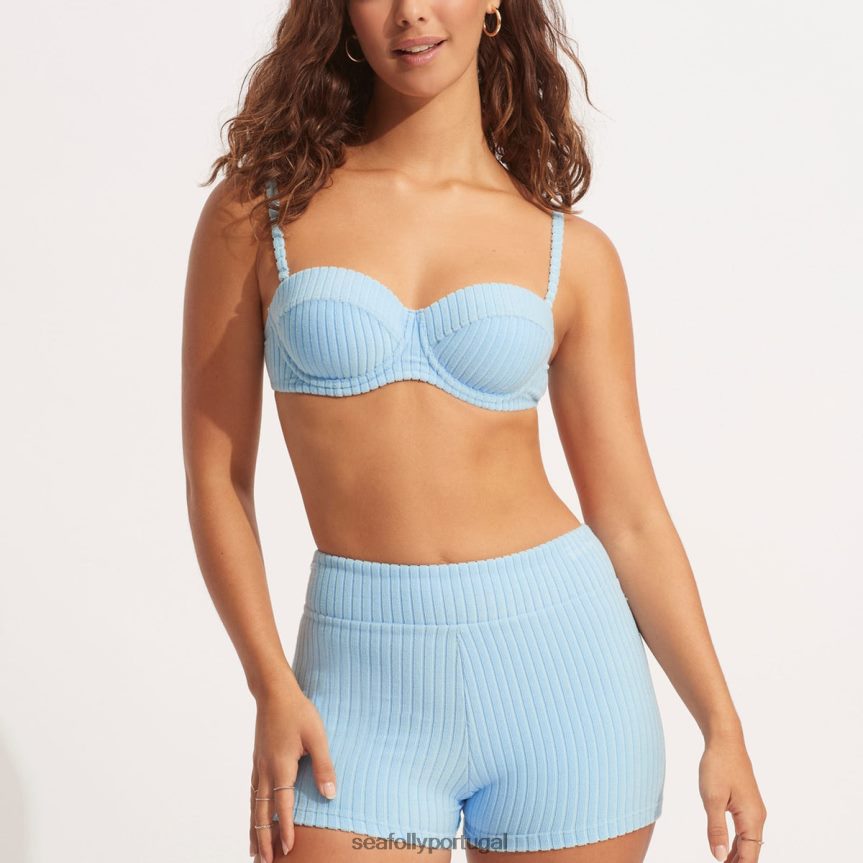 sutiã bustier havana mulheres Pó azul Seafolly trajes de banho 4H088V569