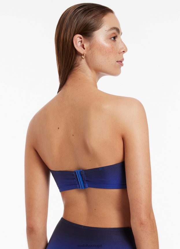 top de biquíni cai-cai minimalista oia Sunset mulheres oceano Seafolly trajes de banho 4H088V310