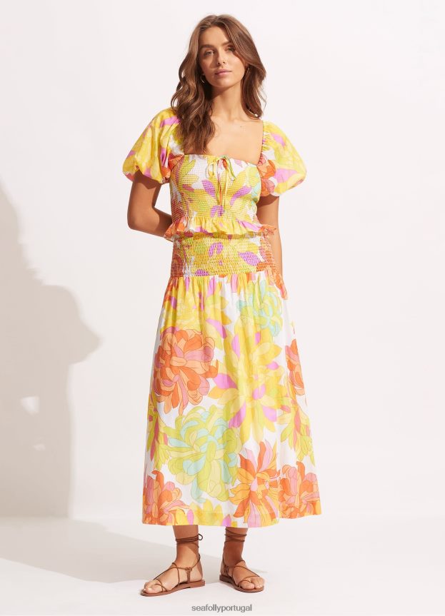 Palm Springs franzido toplime light mulheres ribalta Seafolly trajes de banho 4H088V740