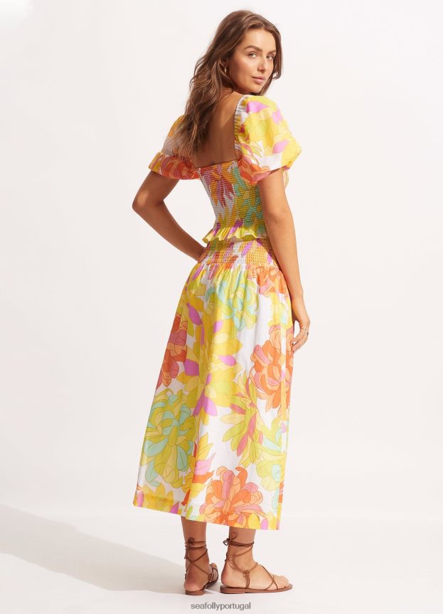 Palm Springs franzido toplime light mulheres ribalta Seafolly trajes de banho 4H088V740