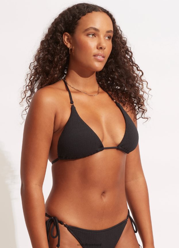 slide de mergulho no mar tri mulheres preto Seafolly trajes de banho 4H088V284